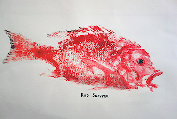 Ejemplo de gyotaku