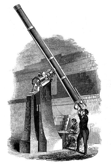 Telescopio óptico en el Observatorio de Cincinnati