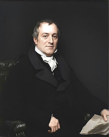 Un retrato de David Ricardo.