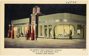 Estación de servicio Streamline Moderne