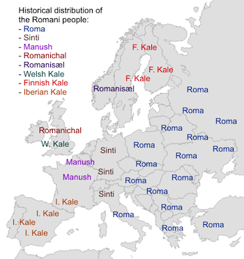 Mapa romaní