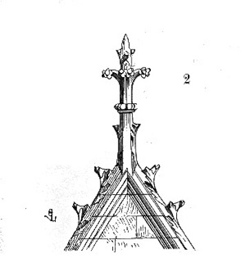 Finial foliado