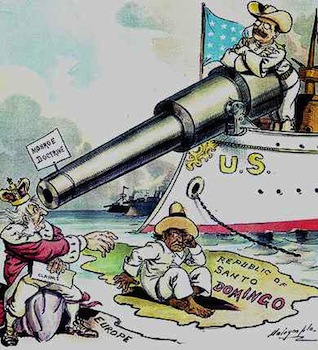 Roosevelt y las caricaturas políticas de la Doctrina Monroe
