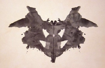 mancha de tinta de rorschach