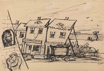 dibujo de fachadas para visita