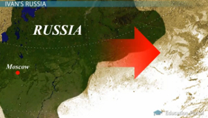 Rússia Mapa Ivan, o Terrível