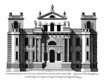 Elevación de la casa Seaton Delaval