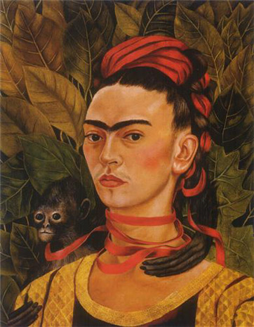 Frida Kahlo, Autorretrato con mono (1940)