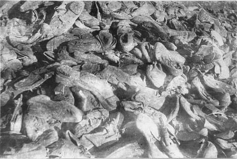 fotos de zapatos de víctimas del Holocausto