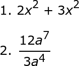 ejemplos de simplificación monomial