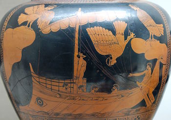 Jarrón con sirenas