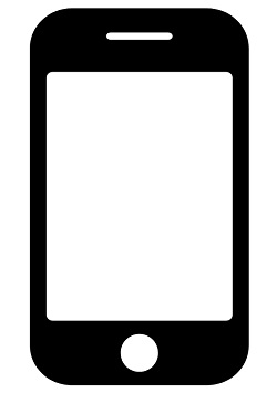 Icono de smartphone