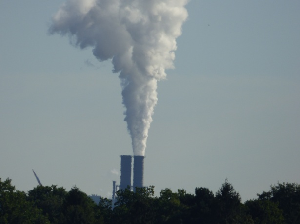 Imagen de chimeneas de fábrica