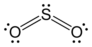 Estructura de SO2 Lewis
