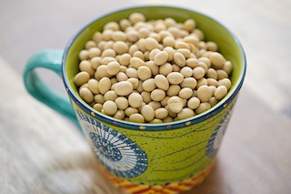 Soja en taza