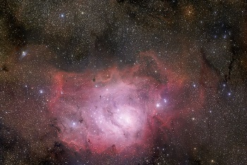 Fotografía de la Nebulosa de la Laguna.