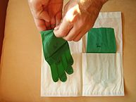 Guantes esterilizados