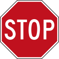 señal de stop