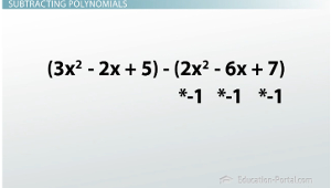 Restar distribución de polinomios