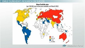 Tasas de suicidio