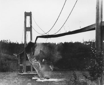colapso del puente de tacoma estrecha
