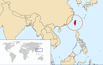 Mapa de taiwán