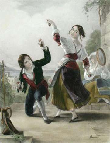 tarantella chicas bailando