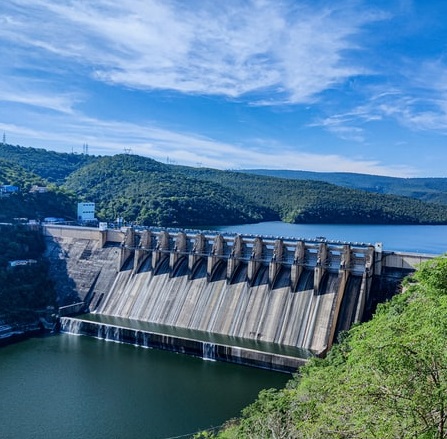 Embalse de la presa Srisailam