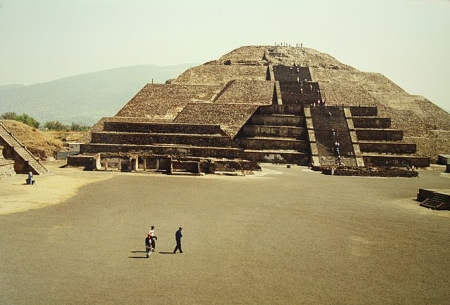 Una imagen de la Pirámide del Sol en México