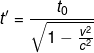 Ecuación de dilatación del tiempo
