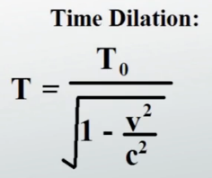 Ecuación de dilatación del tiempo