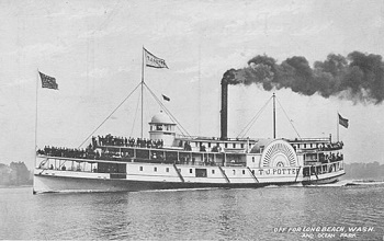 Barco de vapor sidewheeler