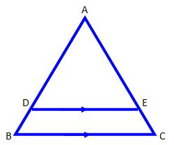 teorema de proporcionalidad triangular