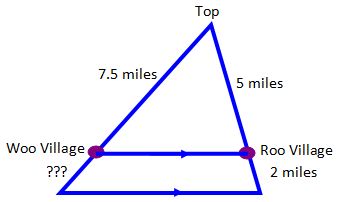 teorema de proporcionalidad triangular
