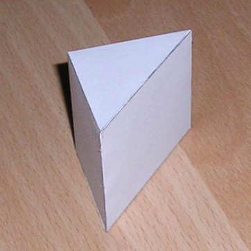 triángulo de prisma