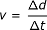 ecuación de velocidad