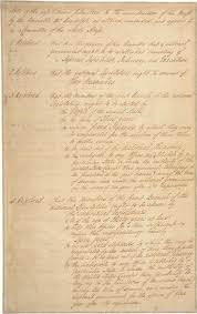 La primera página del Plan de Virginia