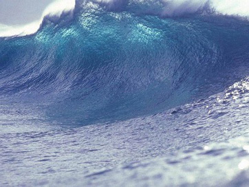 La refracción también ocurre con las olas del océano
