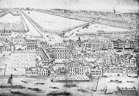diagrama del Palacio de Whitehall