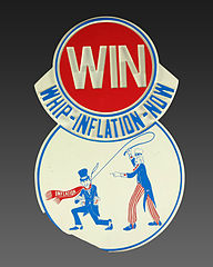 Signo de WIN (Whip Inflation Now)