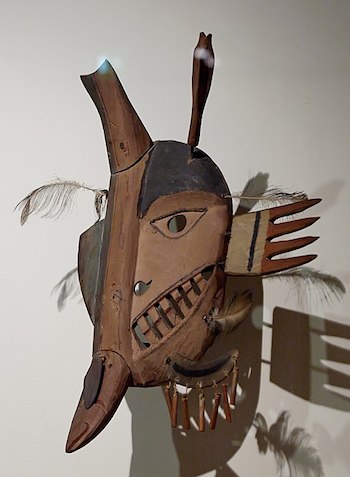 Máscara de pez Yupik