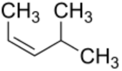 Estructura del cis-4-metil-2-penteno