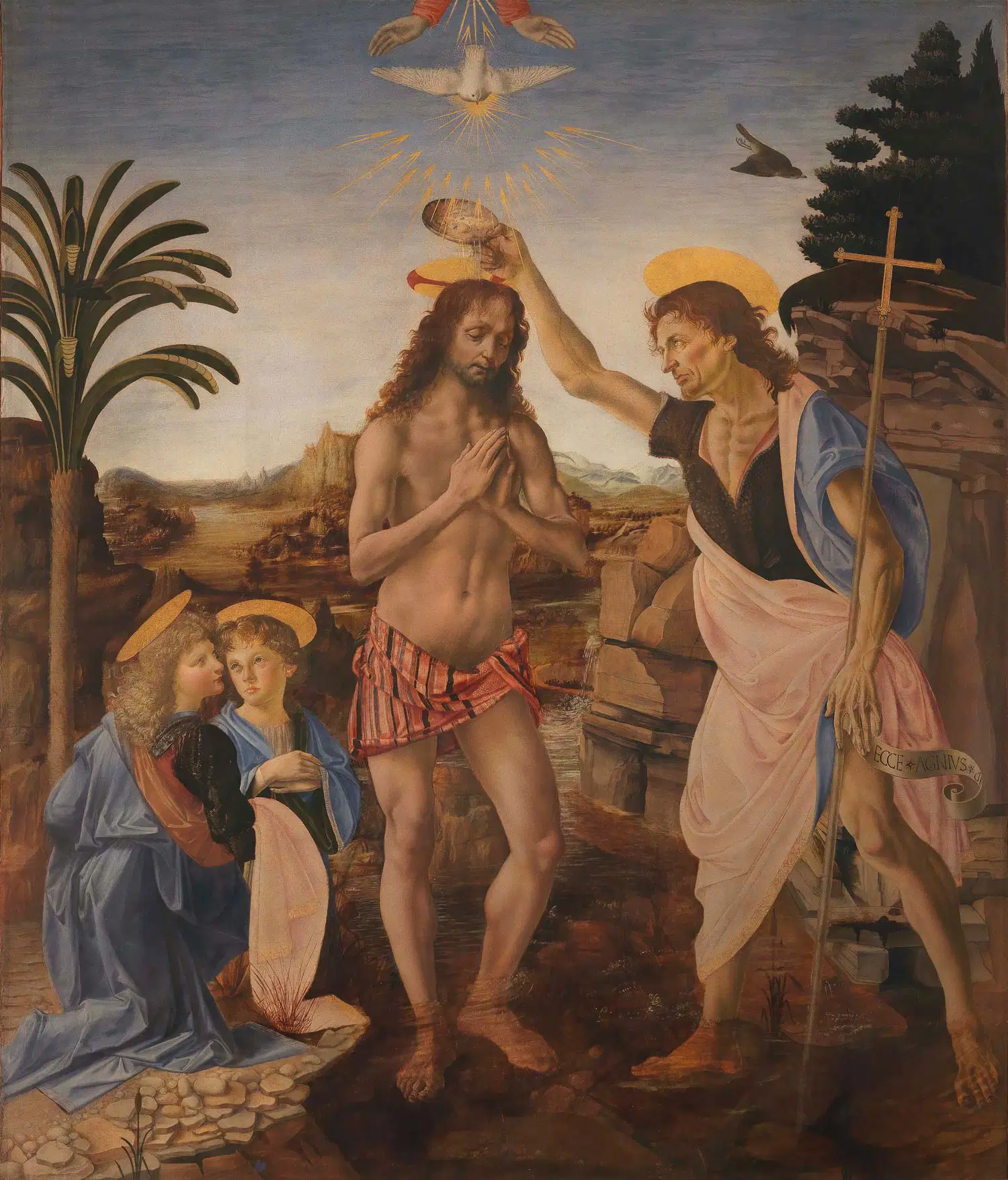 El bautismo de Cristo (c. 1472-1475).