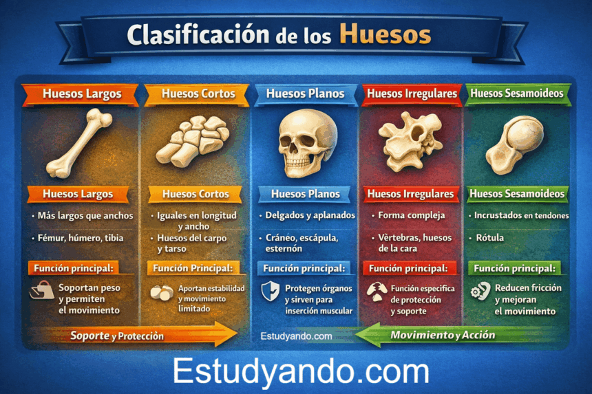 clasificaciones de los huesos