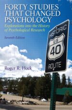 Cuarenta estudios que cambiaron la psicología por Roger Hock: Resumen