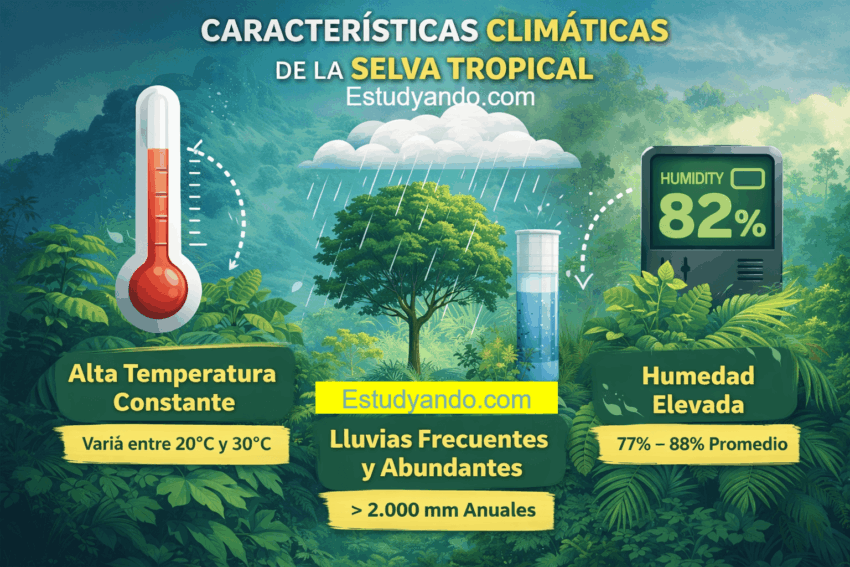 caracteristicas climaticas de las selvas tropicales