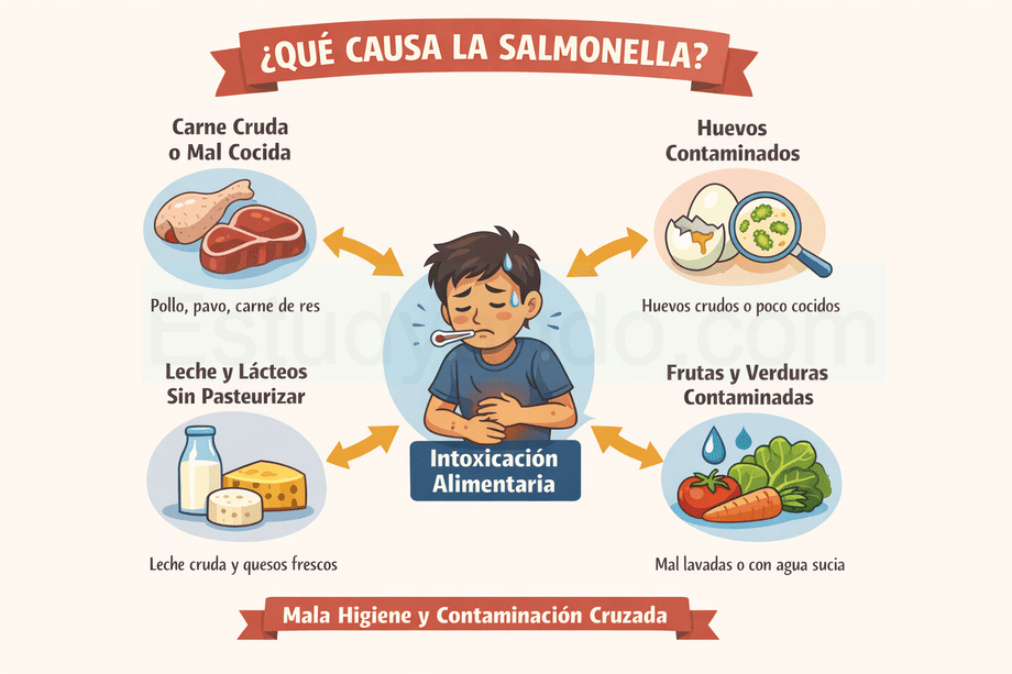 causas de la salmonella