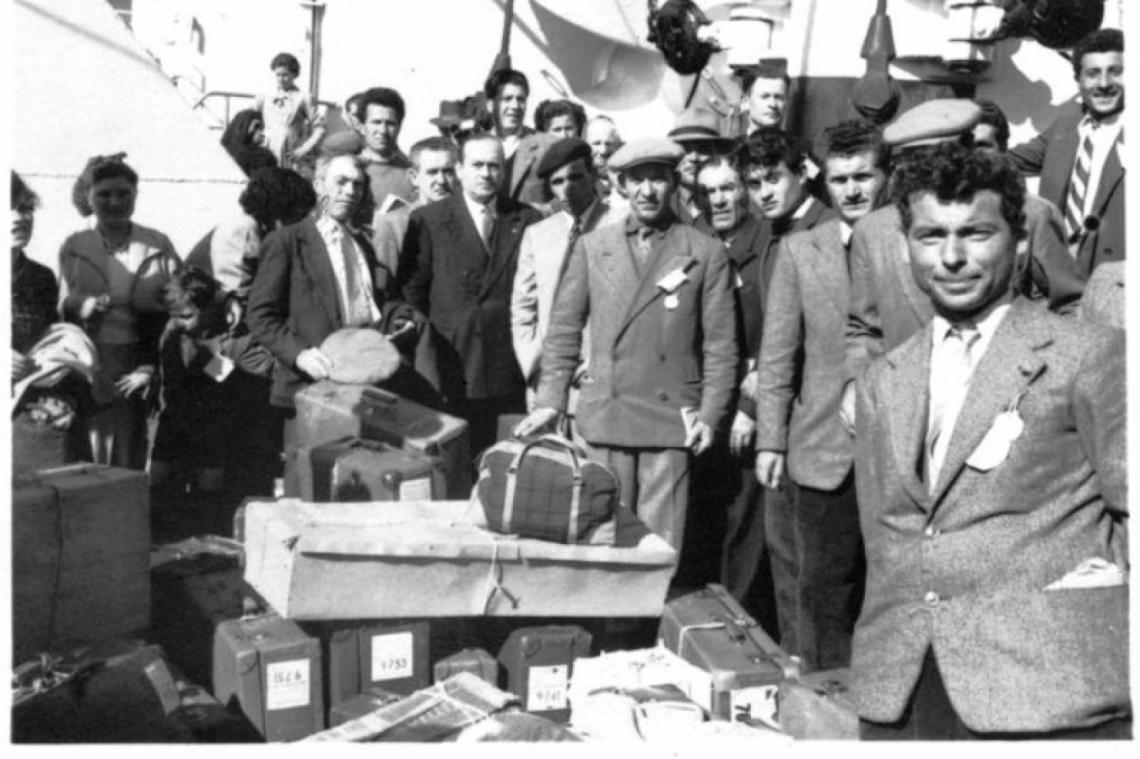 Inmigrantes llegando a la Argentina escapando de la Guerra