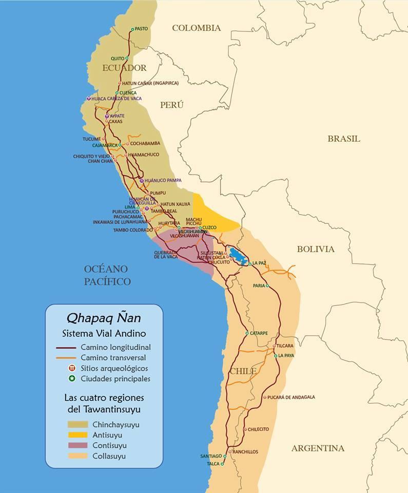 Las 4 regiones del Tahuantinsuyo