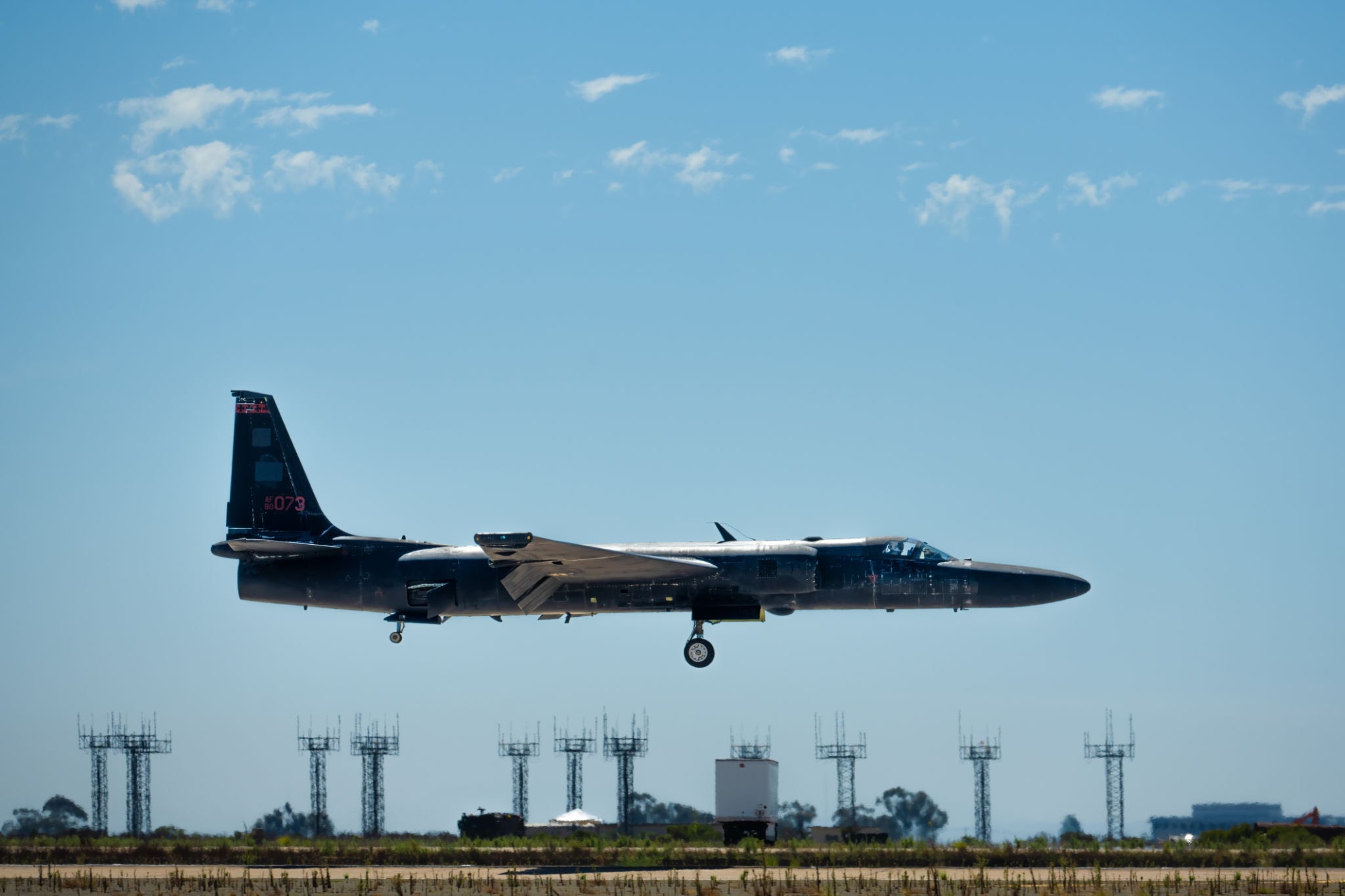 El Lockheed U-2, primer habitante del complejo militar.